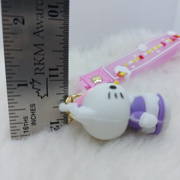 2/$25 Hello Kitty keychai wrist strap lanyard with "The sunshine Unicorn" - Picture 6 of 6